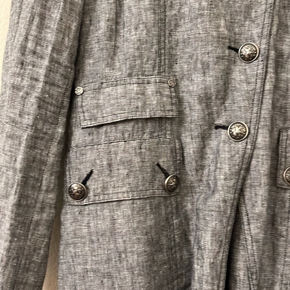 NWOT SZ M Cino Linen Jacket - Picture 2 of 11